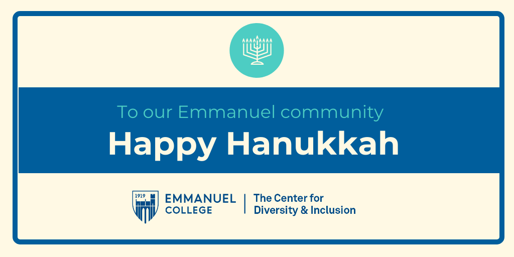 To our Jewish brothers and sisters, we wish a blessed and happy Hanukkah.
As you light the candles, may God enkindle the hope and love of this season.
