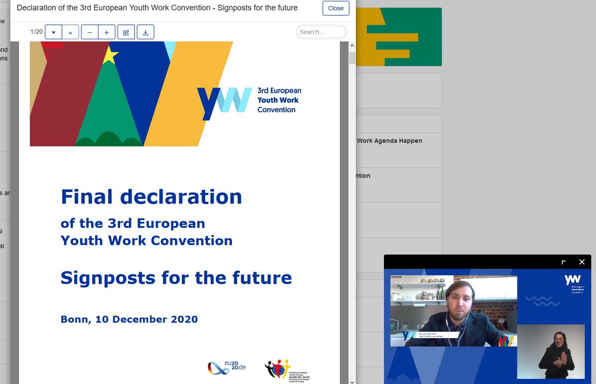 impactsprojects's tweet photo. What a hell of a ride! Finally European Youth Work convention is over and we have a on-point declaration! Let's make the shift from #virtual and planing to #offline and #reality! #eywc2020 https://t.co/yEAkir0c6h
