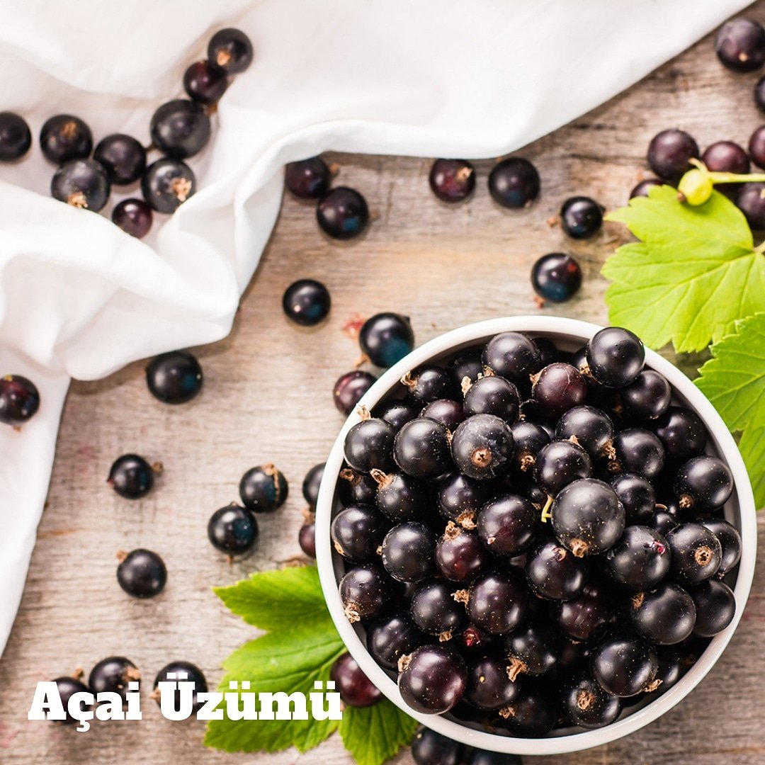 Açai Üzümü yüksek antioksidan değerine sahiptir. Kolesterolü düzenler, bağırsaklarda kolay emilir, kanserle savaşır, beyin fonksiyonları destekler ve düzenler, öğrenme ve odaklanmayı destekler, yaşlanmayı geciktirir, enerji sağlar.

#açai #açaiüzümü #acaiberry #bedeninibesle