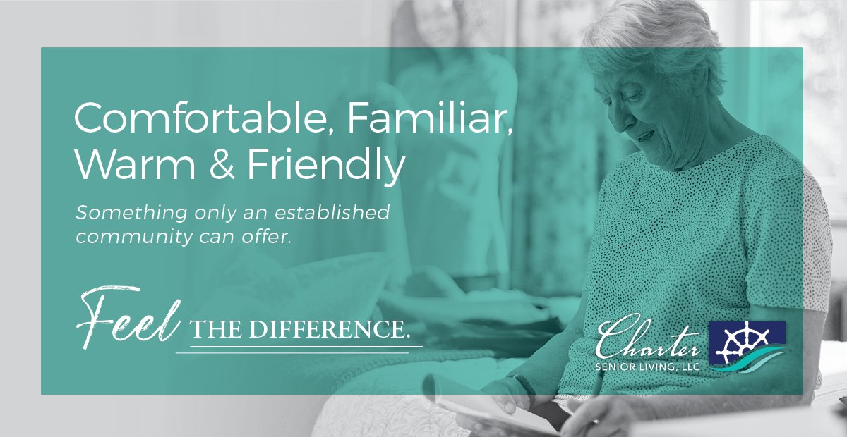 CSL_OakOpenings's tweet image. #FeelTheCharterDifference for yourself. 📱💻 Contact #CharterSeniorLivingOfOakOpenings today by calling 419.520.7730 or visiting bit.ly/3kjrBth.