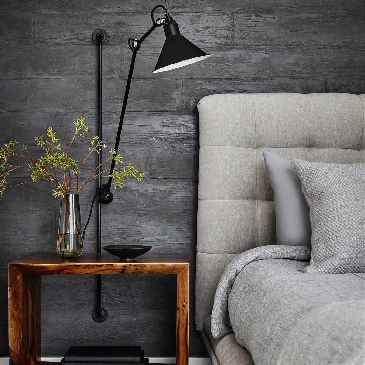 How do you feel about #black on black decor? We love it! It creates a #bold statement, the #shade goes with everything, it's #sleek and #modern, and adds a luxurious to the space! #BlackDecor #Monochromatic