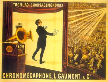 Gaumont's talking pictures, which were commercially successful in the 1910s.Al Jolson who?