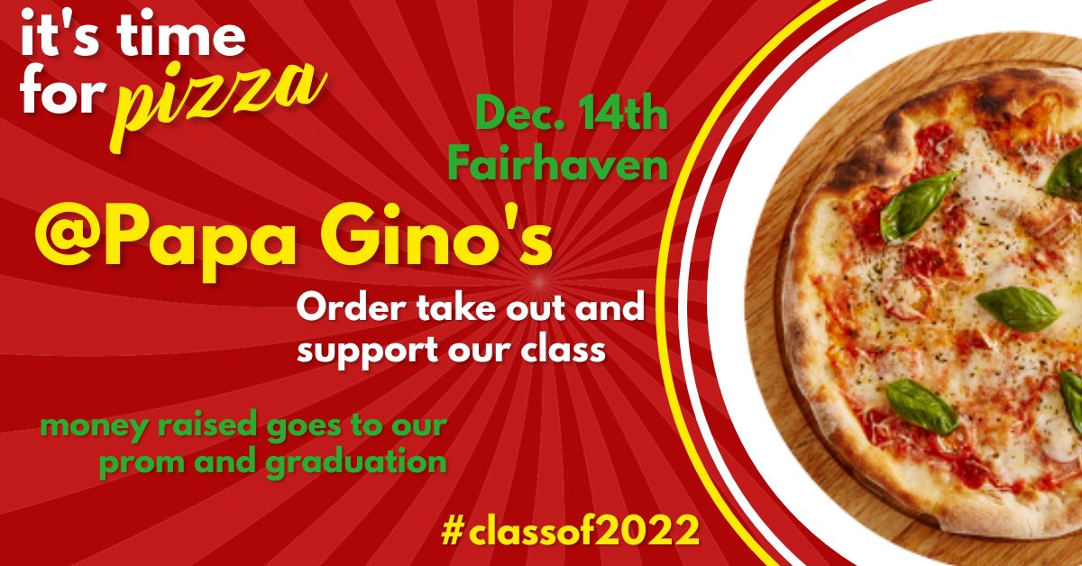 fhsclass2022's tweet image. Dec. 14th starting at 4:00