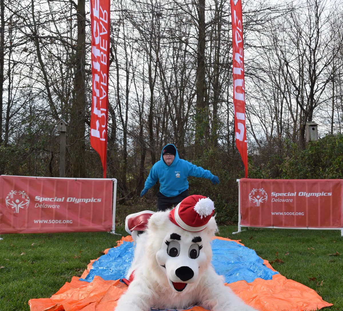 The 2021 Polar Bear Plunge is BRRR-tual only! It's the perfect year for not only our Bears, but their towel-holders, to create their own plunge. #BeachInYourBackyard #OwnYourOwnPlunge