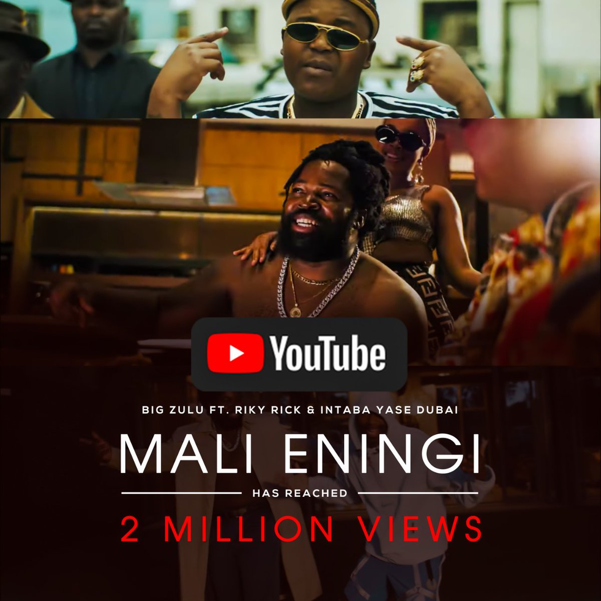 BigZulu_ZN's tweet photo. Nkabi Nation🇿🇦Ngiyabonga kakhulu 💵🇿🇦

Mali Eningi it’s on 2M Views in two weeks💵🍾🇿🇦Ngiyabonga kakhulu🇿🇦inkulu ingoma yonyaka eMzansi 🇿🇦💵🍾#MaliEningi💵 @rikyrickworld @intabayasedubai https://t.co/zeEYjl1k3u