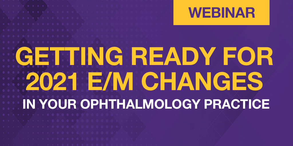On behalf of ASOA Platinum SBP Modernizing Medicine: 2021 is here, and with it will undoubtedly come many changes. Did you know that it also comes with changes to E/M codes? Join us at our upcoming webinar to learn about the upcoming code changes and more. ow.ly/tSR350CFSAx