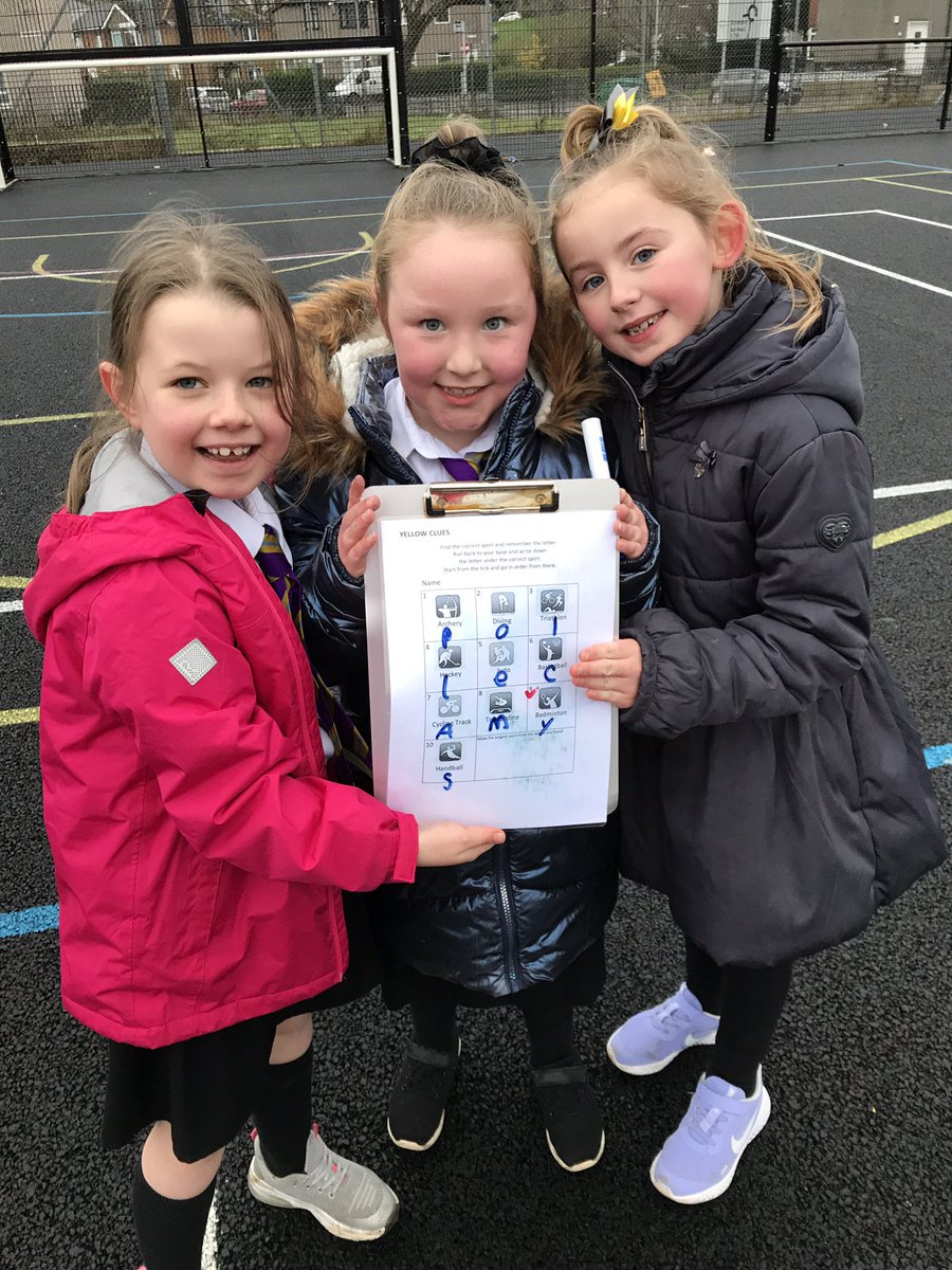 Lots of excellent groups in P3 @Sandwood120 working hard on their Orienteering session. Congratulations to these two groups who found the 10 clues fastest. #playingourpart @scottish_o @PEPASSGlasgow