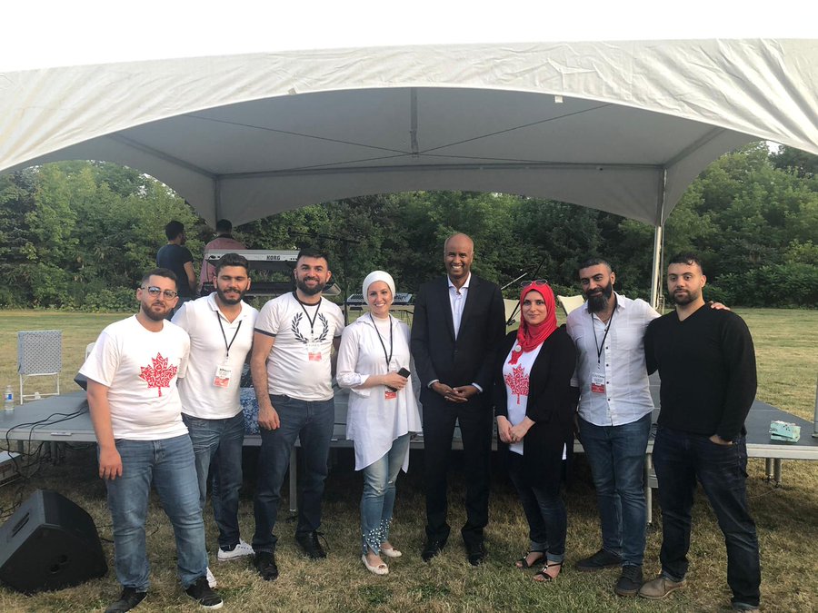 A big thanks to groups like  @SCFGTA  @JumpstartCDN who have worked tirelessly to help newcomers not only integrate but give them the tools to be our future entrepreneurs, small business owners & job creators.