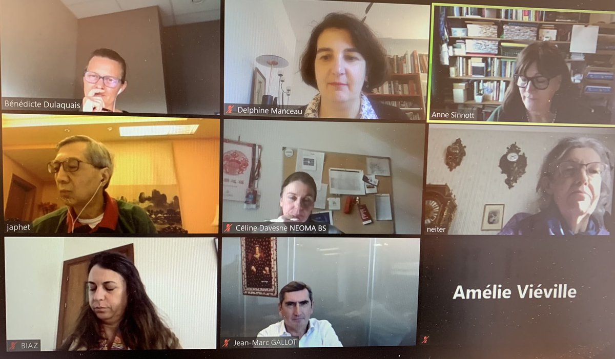 A great International Advisory Board today ⁦<a href="/NEOMAbs/">NEOMA Business School</a>⁩
with very insightful comments and suggestions!⁩ 
Thank you so much to 
Chairman Jean-Marc Gallot ⁦@VeuveClicquot⁩ 
Anne Sinnott ⁦<a href="/BusinessDCU/">DCU Business School</a>⁩ 
Nada Biaz ⁦⁦<a href="/groupeiscae/">Groupe ISCAE</a>⁩ 
Japhet Law &amp; <a href="/NeiterV/">Viviane NEITER</a>⁩