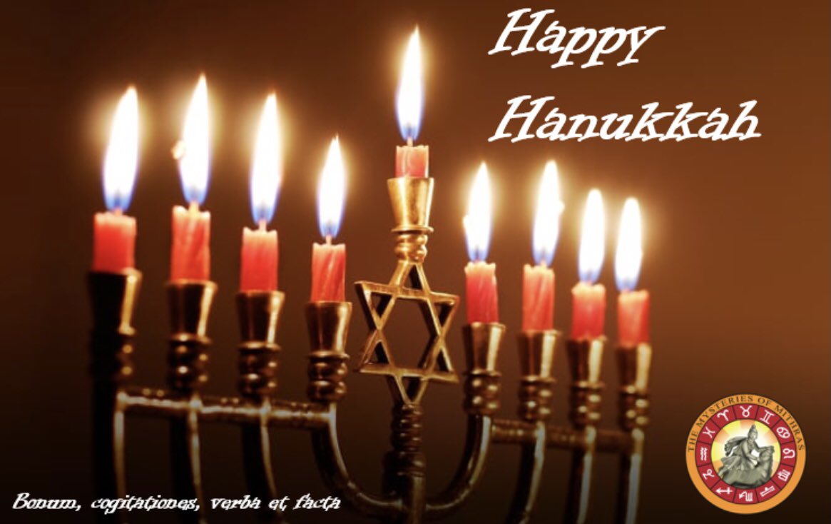 #Hanukkah also known as the Jewish festival of light, celebrates their victory over the Greeks, when afterwards they lit an oil lamp which only had enough oil to burn the candle for one day. Miraculously it burned for eight days. This is now carried out in remembrance.