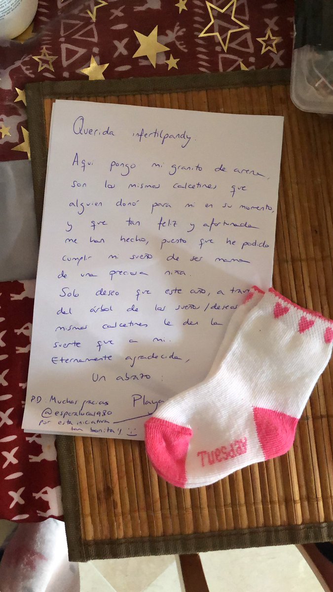 <a href="/Playana2/">Playana</a> muchas gracias. Hoy los hemos recibido. En un rato estarán colgados en el árbol