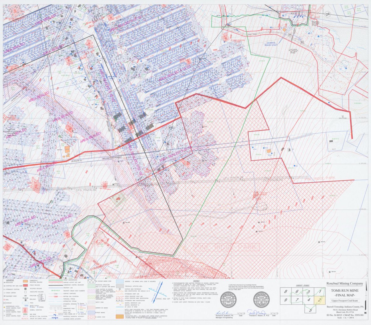 minemaps's tweet photo. One of the 70 maps we have from 2018 is this: document # 1001138.  This is one of 9 scenes that comprise this entire #colorful map.  Maps are divided into scenes when they are too big to fit on the #scanner.  From Indiana County, #PA. #Pennsylvania #50YearsofMapping https://t.co/5qkPhVQu0Q