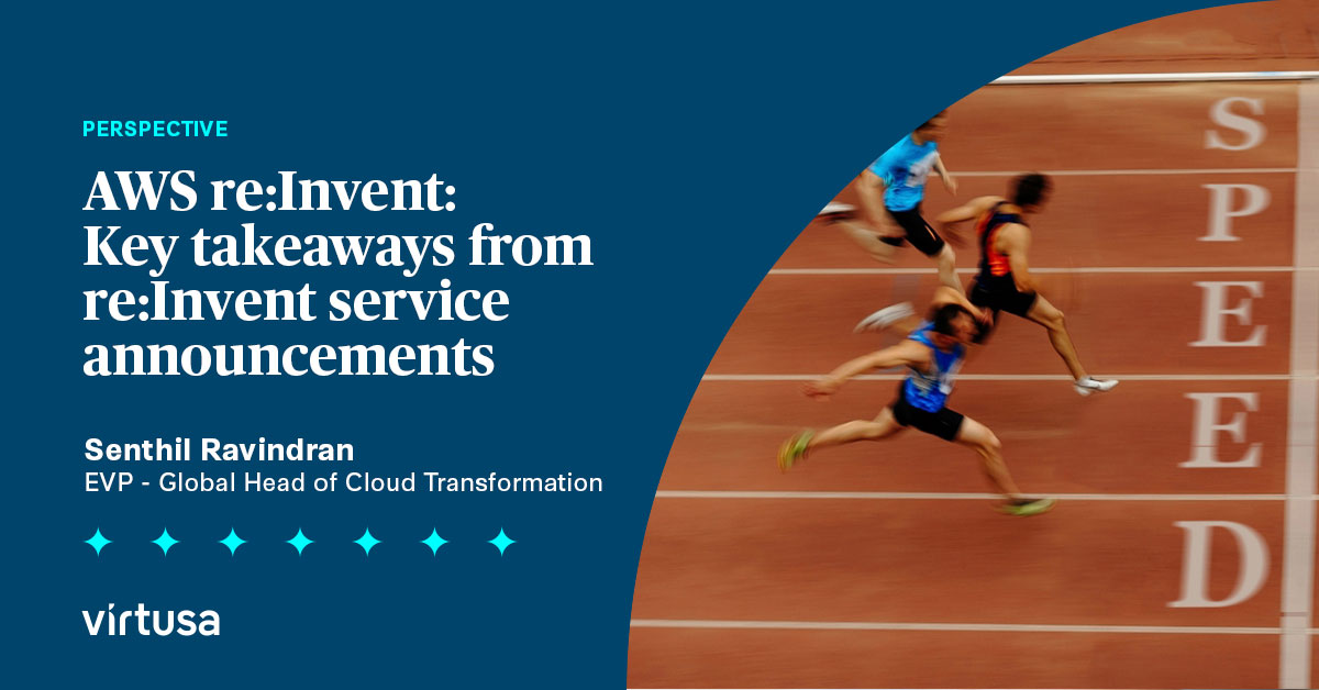VirtusaCorp's tweet image. Our EVP, @rsenthilk42, shares his take on the #agile and #costoptimized solutions announced at this years @AWSreInvent and how they can reinforce business competencies: ow.ly/aXD950CHwMi #AWS #reinvent #cx