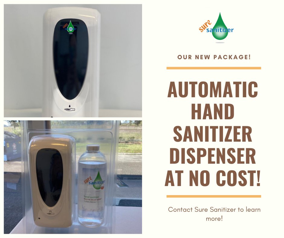 SureSanitizer's tweet photo. Here's our new package! Automatic Hand Sanitizer Dispenser at NO COST! For inquiries, please send us a message.

#atnocost #handsanitizerdispenser #suresanitizer #christmasseason #healthiswealth #christmasgiveaway #giveaway #holidayseason https://t.co/E7KF07U1Oy