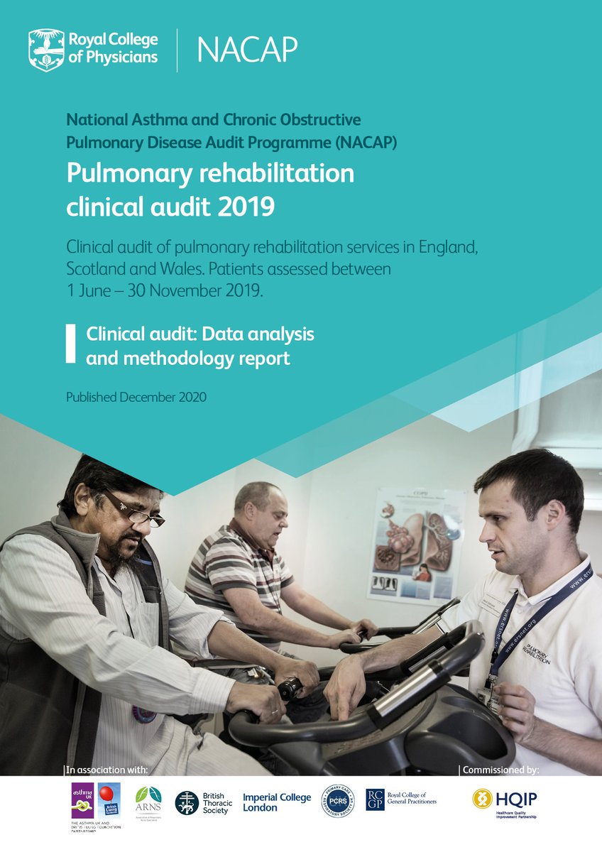 #ReportPublicationDay
#NACAP has published a suite of #pulmrehab #audit reports today including a combined audit report, data and methodology reports, benchmarked key indicators, QI slideset and QI priority concise guide.  All are available to download at rcplondon.ac.uk/nacap-PR-2019.