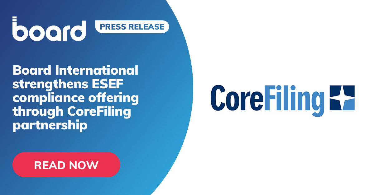 The move will enable users of the Board decision-making platform to produce ESEF-compliant filings with ease. on.board.com/374Jgl5
#ESEF #iXBRL