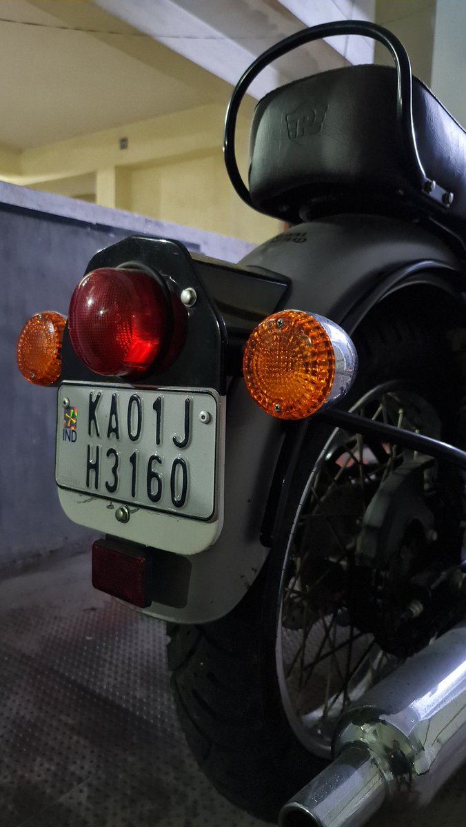 My Royal Enfield Classic 350 Gun Metal Grey - picture attached - Stolen on December 8th around 3:00AM to 6.30 AM in #Chromepet, #Chennai #theft #RE It is ridiculous how easy it is to steal one of this. Security features in this bike is laughable at best.