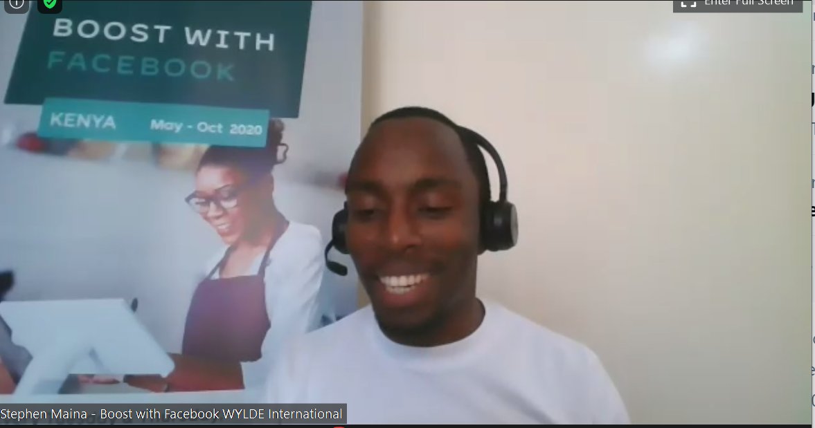 KenyaApa's tweet photo. The last session of The APA Week 2020 ended on a high note. Stephen Maina was filled with energy and a great message about how you can leverage on Facebook to have a phenomenal digital marketing strategy!

#apaweek2020 #apaweek #takeontomorrow #beonestepahead https://t.co/dZvqAvp1Oy
