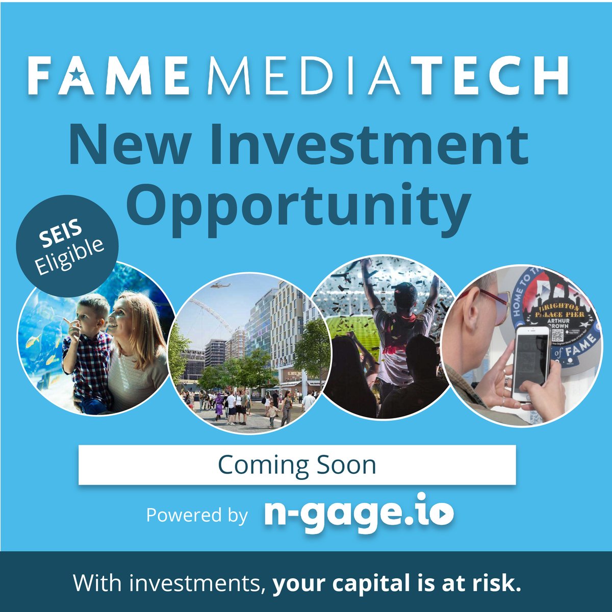 Delighted to announce my latest venture Fame Media Tech, an innovative software as a service tech startup transforming the visitor, fan and customer experience. We're set to launch our first SEIS-eligible funding round with GCV soon. Register for updates: hubs.li/H0C6--w0