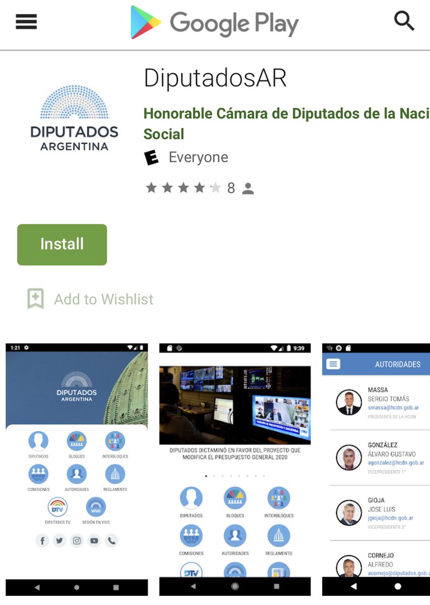 Descargá la Aplicación <a href="/DiputadosAR/">Diputados Argentina</a> y seguí la sesión en vivo. 
🏛📲🇦🇷

#iOS: apps.apple.com/ar/app/diputad…

#Android: play.google.com/store/apps/det…