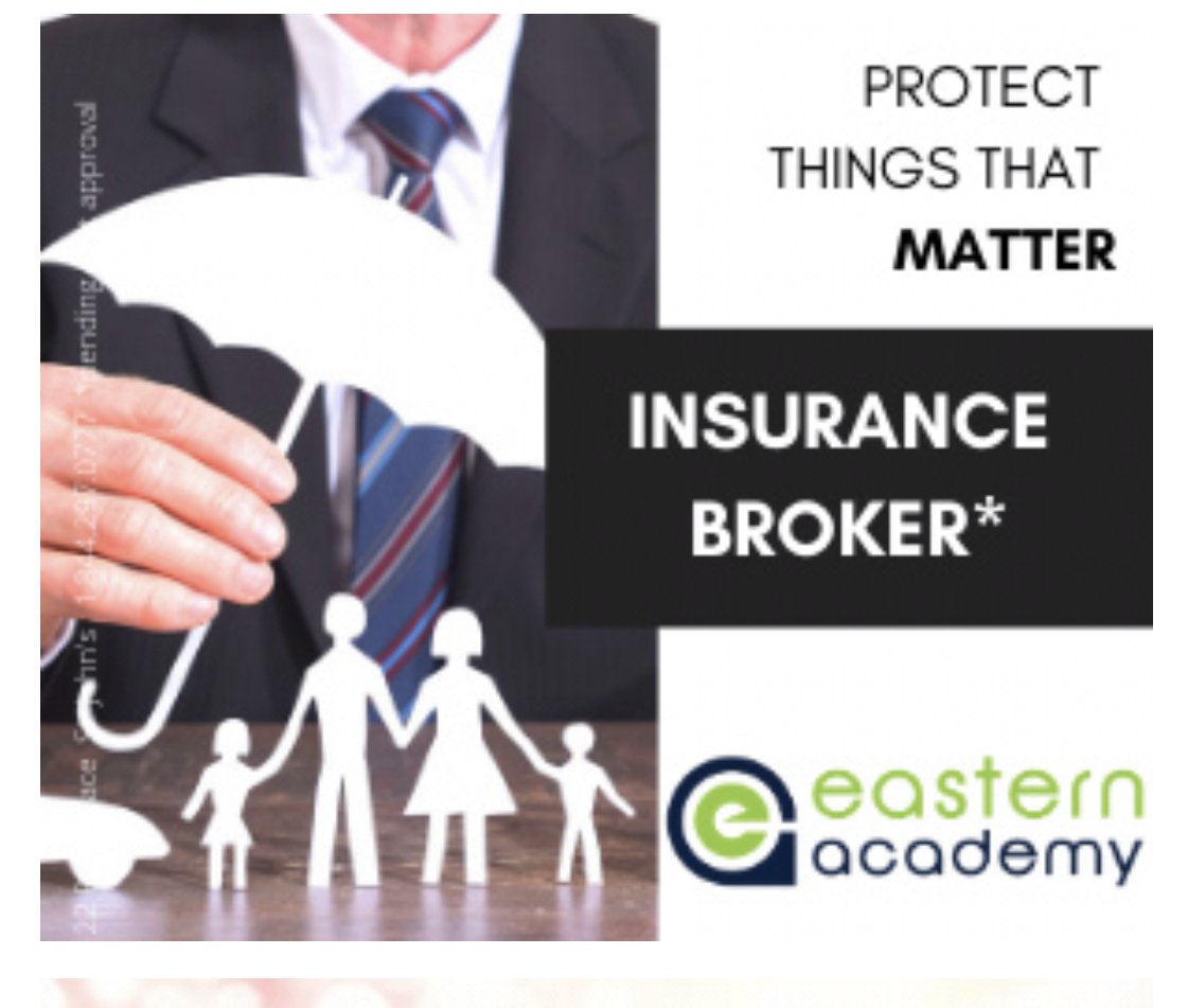 DYK - We are partnering with Eastern Academy to offer CAIB 1 as part of their BRAND NEW Insurance Broker Program?!

Want to learn more? Visit easternacademy.ca

#InsuranceBroker #BrokerEducatiom