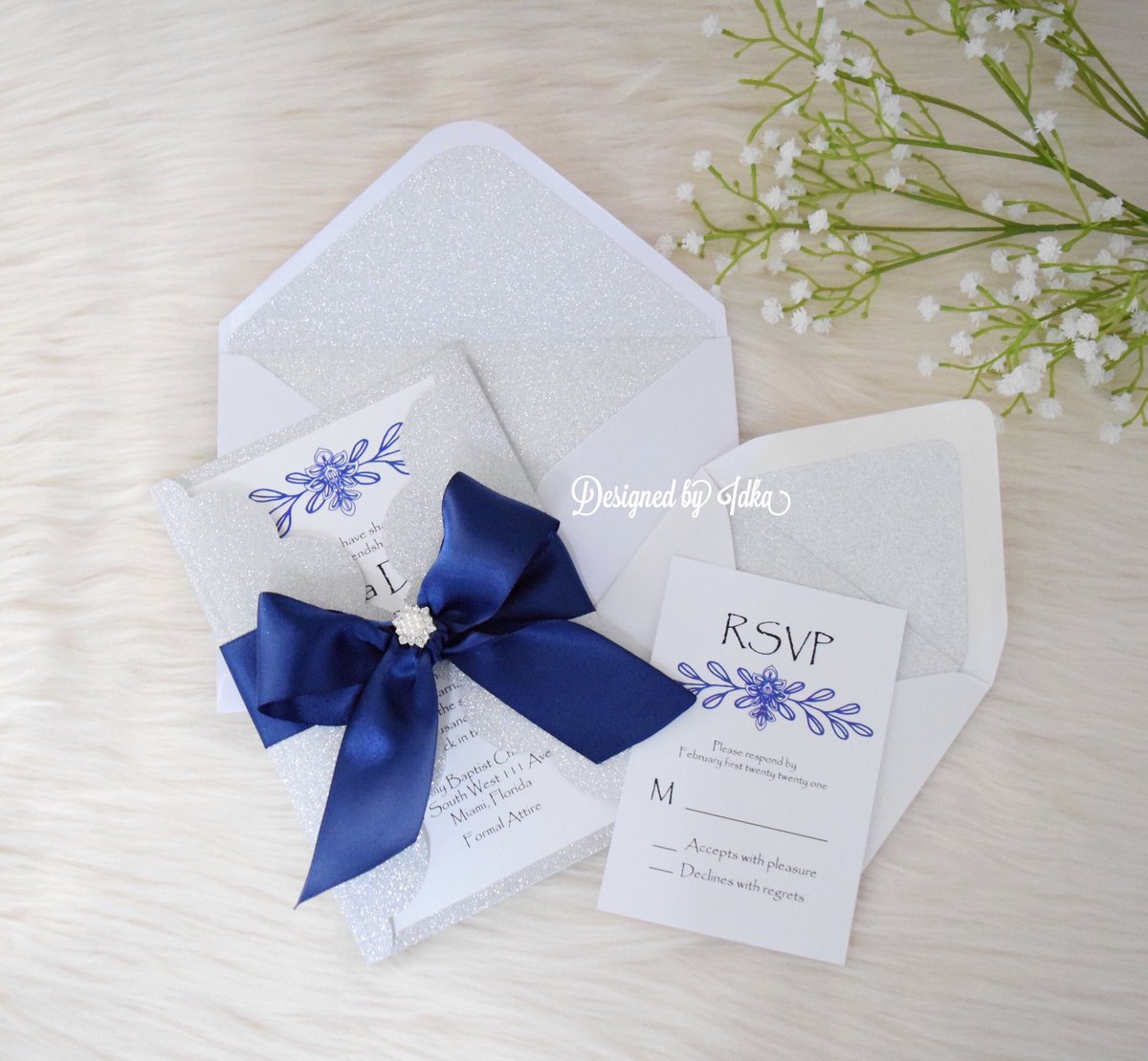 ByIdka's tweet photo. It’s been a while since we shared this invitation, but it goes perfect with this season. That silver glitter card stock is among my favorites. It is a nice texture and super glittery.
#winterwedding #wedding #isaidyes https://t.co/rqJPtROZzO