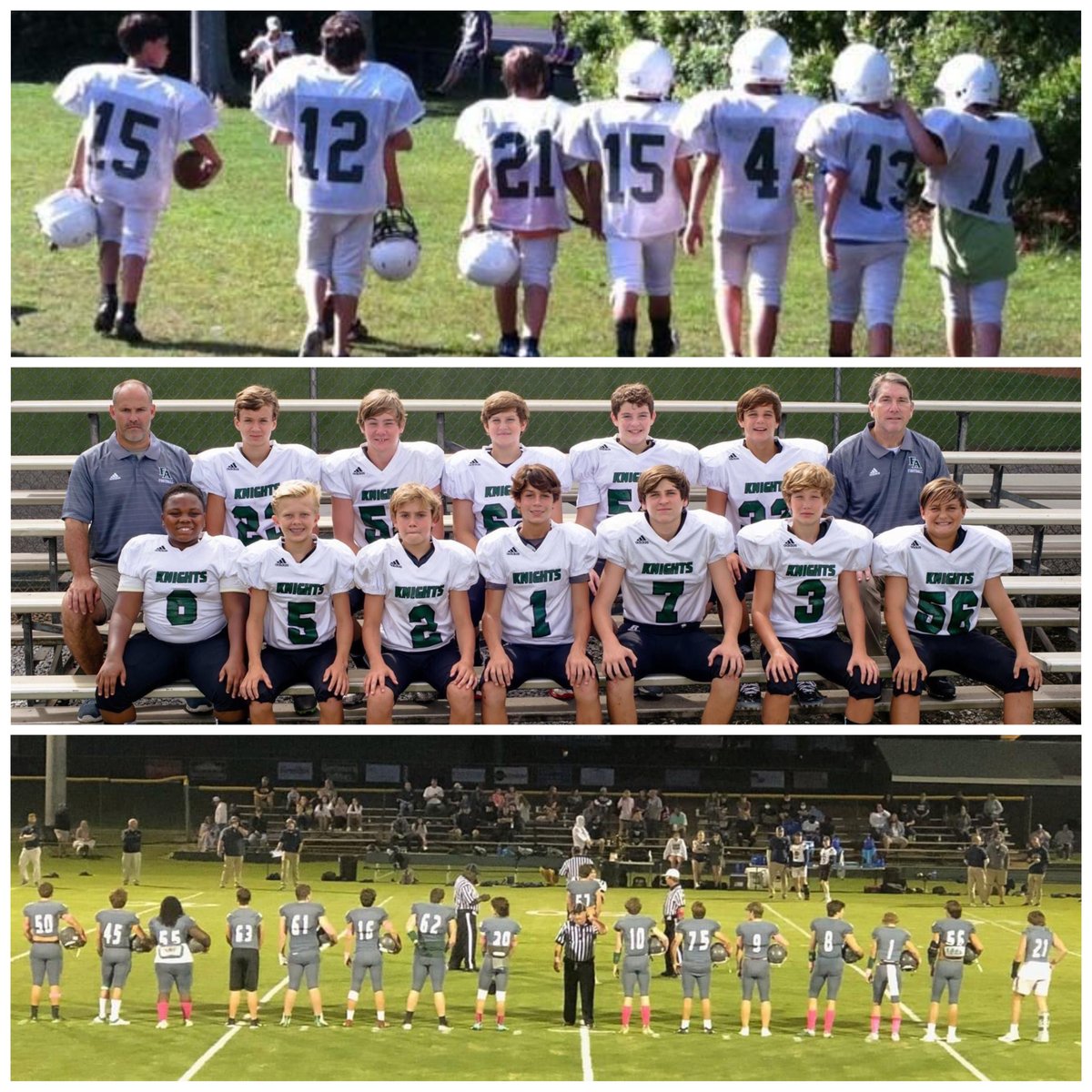 thecoachderrick's tweet photo. Our 16 seniors are ready to lead us into battle one final time. I'm so proud of the young men they've grown into, and I'm excited to coach them one last time tomorrow night. #BeDavid #HeartOverTalent https://t.co/6iOBkdLVnX