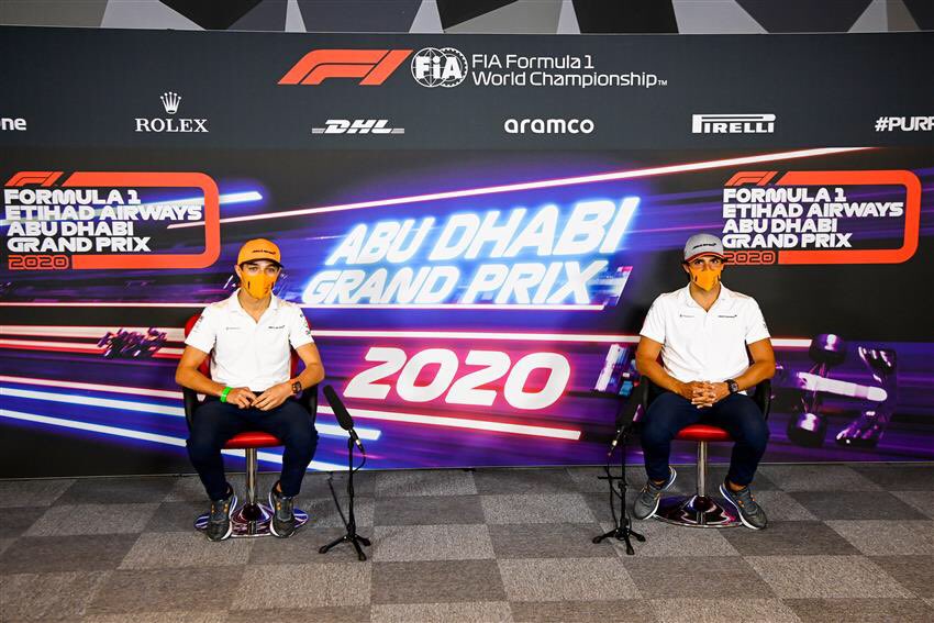 Lando Norris Updates Lando And Carlos During The Fia Press Conference Today L4ndo Ln4 F1 Abudhabigp Lando Norris Updates Lando And Carlos During The Fia Press Conference Today L4ndo Ln4 F1 Abudhabigp