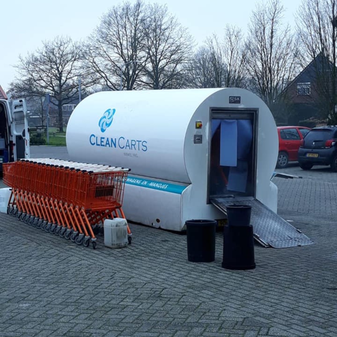 Schoon, fris en hygiënisch✨ richting feestdagen Coop Boezen Schoonoord in Schoonoord (Drenthe). Zorg voor klant en materieel🛒🛒👍. Hartelijk dank voor uw opdracht👌 #winkelwagens #mobiel #reinigen