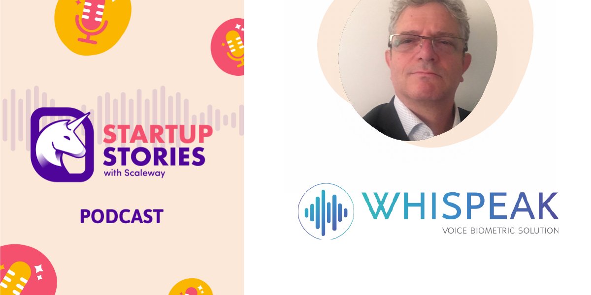 Scaleway's tweet photo. 🎧 Our #StartupStories new episode focuses on a #voicebiometric solution by @Whispeak_io 🗣 you want to know what the future of passwords is? Discover it right now ➡️https://t.co/qqTTCnFQJI https://t.co/T7mZUqJj9W
