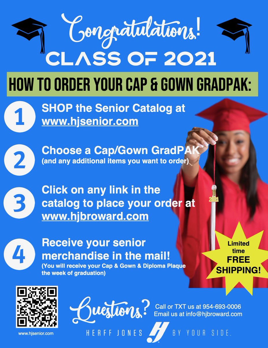 Time to order your 🎓!!