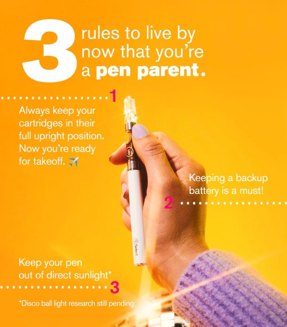 Getting the most out of your pen starts with proper storage. Keep it upright, out of direct sunlight, and in a cool, dry place. #SelectBetter <a href="/select_better/">Select</a>

Learn More at l8r.it/eWRY