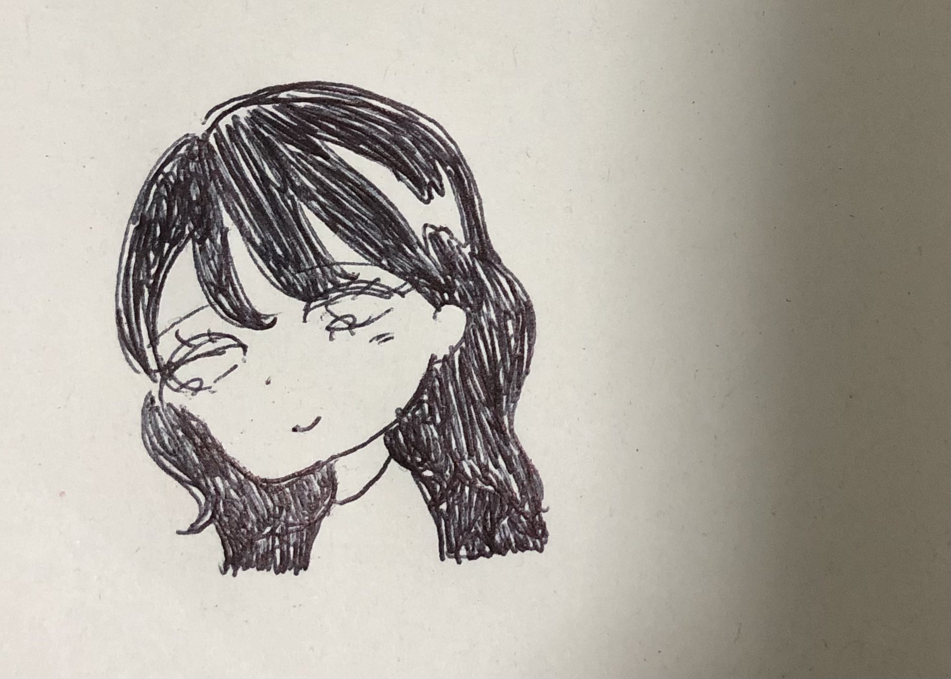 紫陽花 似顔絵でもない適当なやつ イラスト イラスト初心者 イラスト練習 イラスト練習中 手描きイラスト 手描き 女の子 絵 絵柄が好みって人にフォローされたい ボールペン画 T Co Lv6kwqysfg Twitter