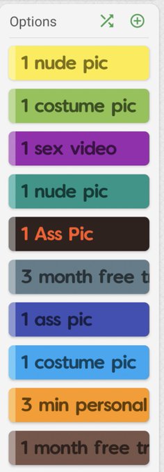 2 pic. Updated wheel spin. DM me if you want to play ?? https://t.co/eFdKNio8tt