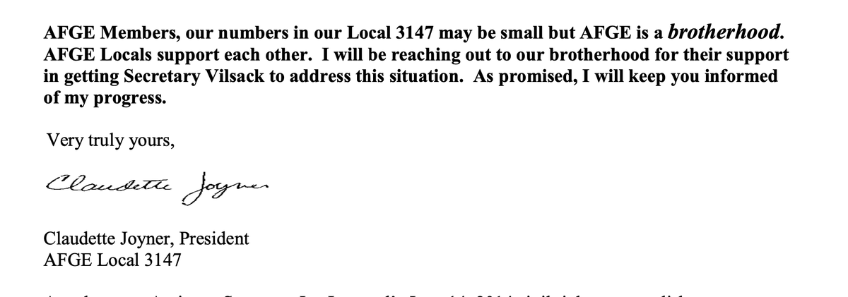 USDA civil rights employees had long disputed this claim. In 2015, for example, a union official representing USDA civil rights employees sent a letter showing this claim to be false to her members and Vilsack.