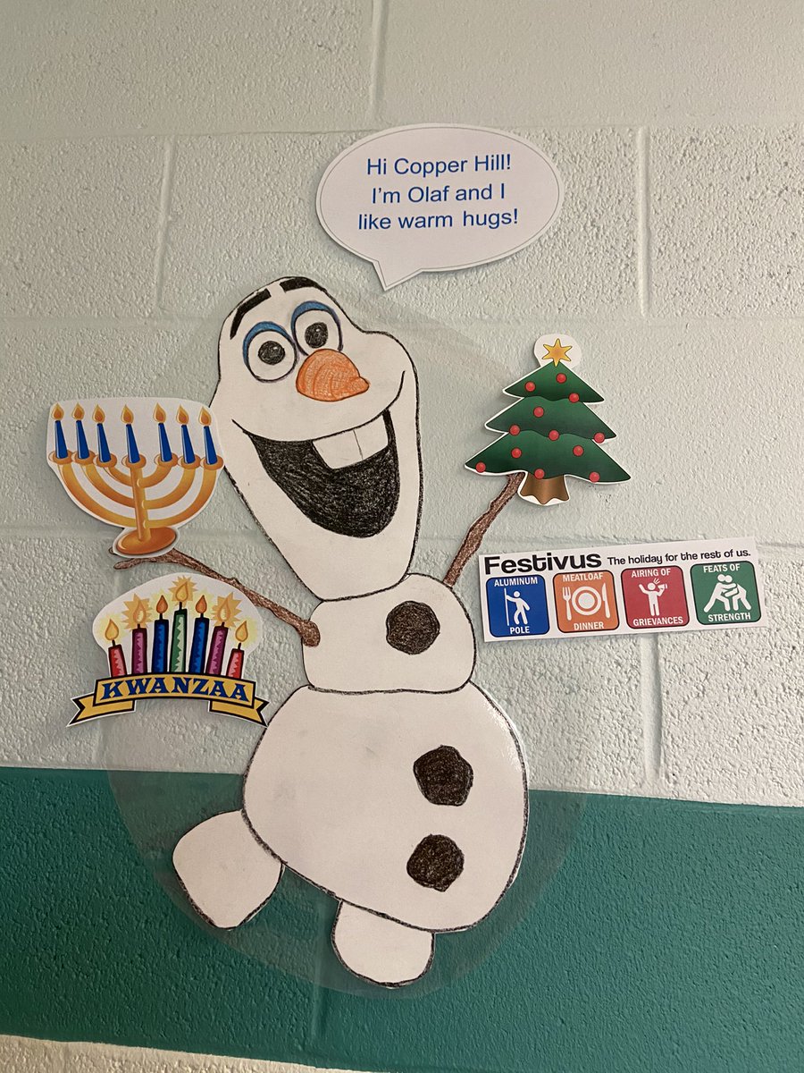 Warm Holiday Wishes to all from the Copper Hill health office!!