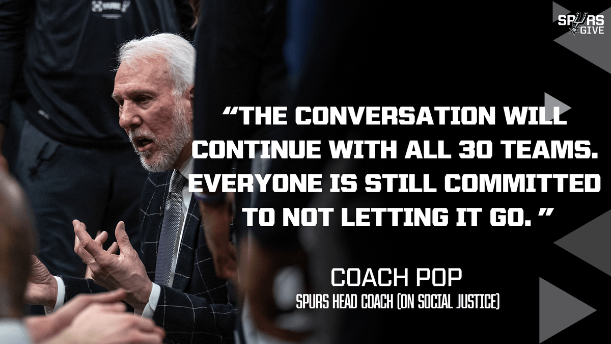 spurs_way's tweet photo. We're excited for @spurs basketball, but there is still work to be done! ππ€
#NBATogether | #SpursGiveBack https://t.co/rodBvdBTyq