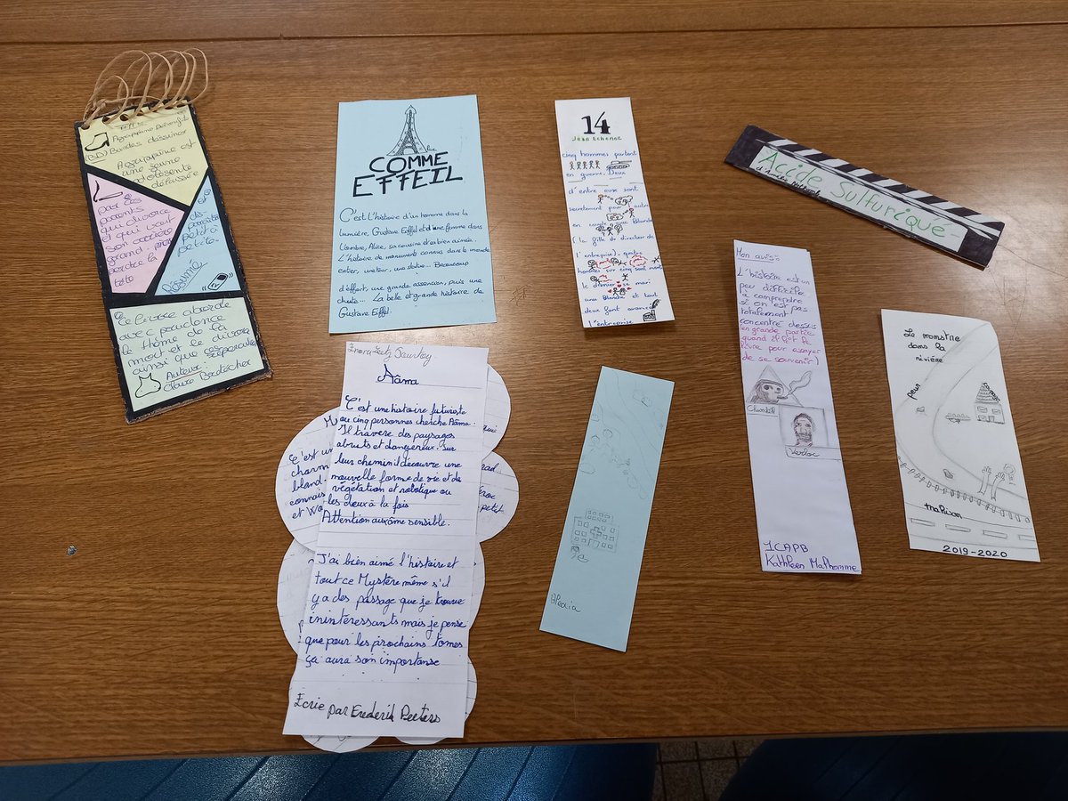 DuchanoisG's tweet photo. #Lecturecursive pour les 1CAPbij et réalisation de #marquepage je résume, je donne mon avis, j'illustre, je partage à l'oral. @LyceeEdgarFaure https://t.co/JrJr0rLICU