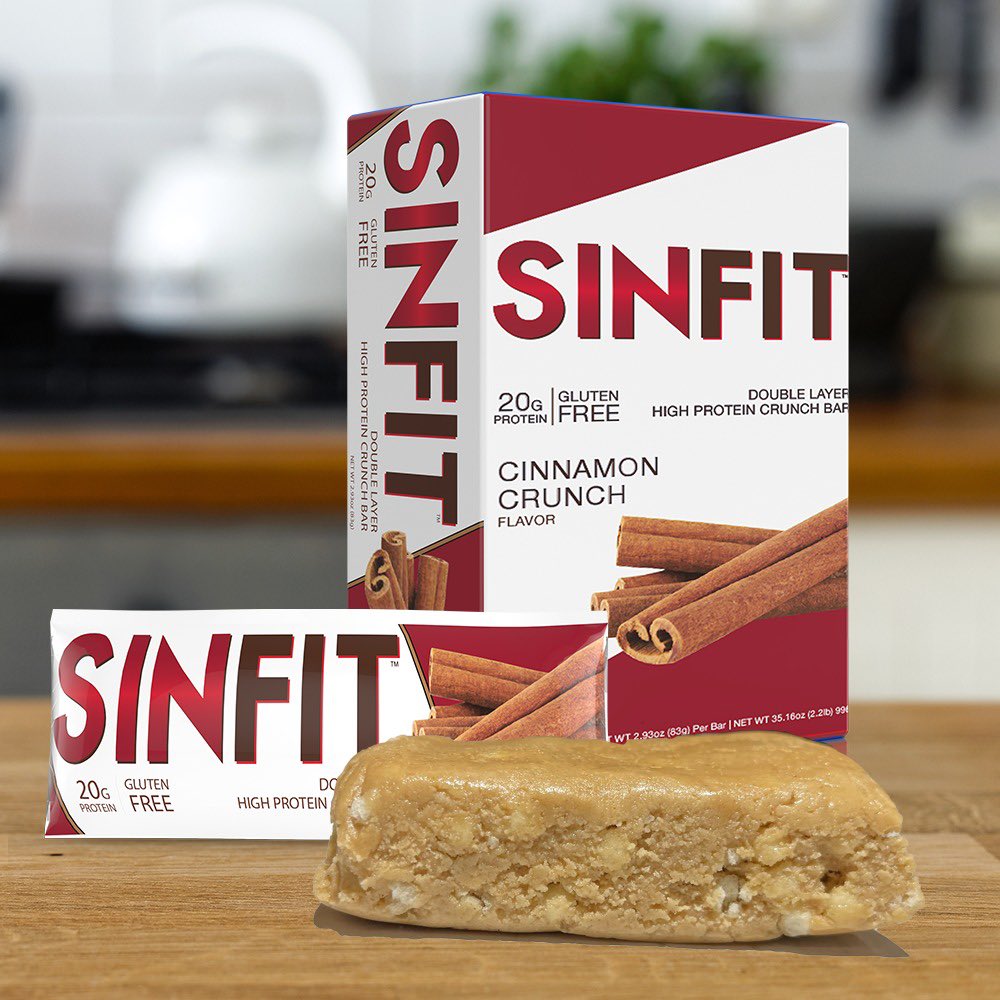 sinfitnutrition's tweet photo. $GTEH Give our new true food bars that are taking the industry by storm. These have no false carbs and are sweetened by natural honey.   You won’t be disappointed #sinfitnutrition #foodbar #realproducts #realcompany #crunchbar https://t.co/tLXNHsK3bw