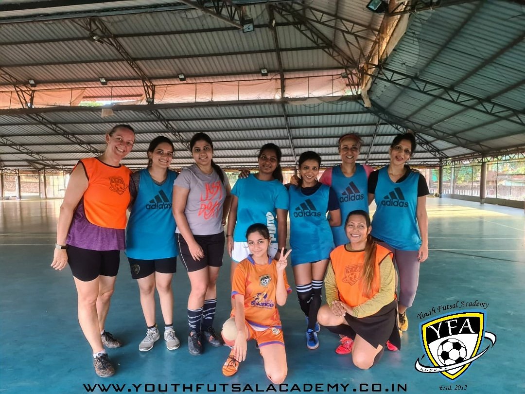YFA_GOA's tweet photo. 1st day of the YFA WOMEN'S BATCH. We had a great response and some great fun . Feel free to join in anytime.  Every Thursday at 4pm to 5pm . 
.
.
#YFAforAll #youthfutsalacademy #yfawomens #womensfootball #womensfutsal #womenempowerment https://t.co/QZGczzwpdr