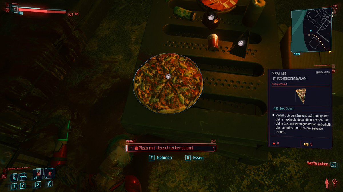 SleepyGraugans's tweet image. Schätze wir werden demnächst eine neue @DrOetkerPizzaDE in den Regalen finden. Nichts für Fischstäbchen-Freunde, aber schmeckt vielleicht... ähnlich?

#Cyberpunk2077 #RTXOff