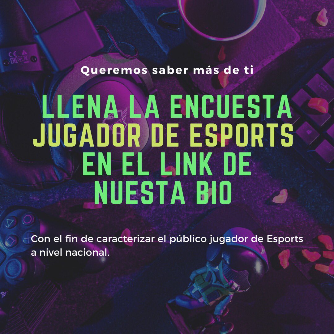 fdde_do's tweet image. Necesitamos de tu ayuda! Actualmente junto a una consultora estamos llevando a cabo un estudio para conocer la realidad actual de los Esports en RD y nos gustaria que fueras parte de esto. La encuesta en toma aprox. 10 mins y tus respuestas son totalmente confidenciales.