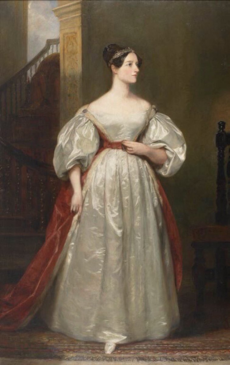 Ada Lovelace, née Augusta Ada Byron, was born  #OTD in 1815. A mathematician and the first published computer programmer, she offered a prescient vision of what computing would become.Portrait: Margaret Sarah Carpenter (1836)