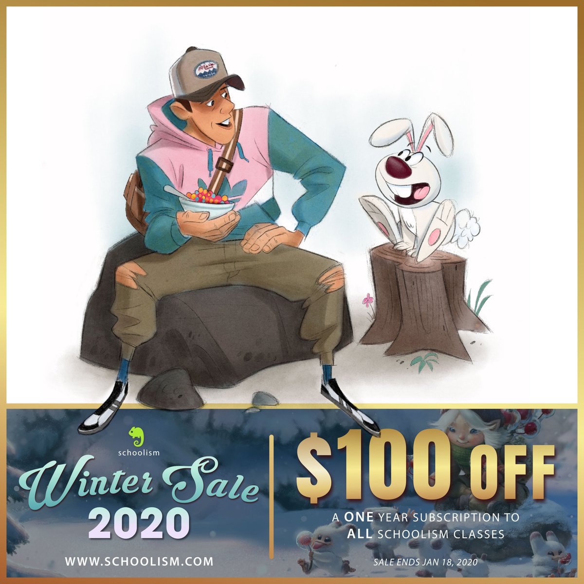Sign up for “Characters for Animated Film with Daniel Arriaga” and you could learn about shape language, developing characters, and enhancing your characters through expressive emotions, body language, and animated gesturing with <a href="/rrr_yaga/">Daniel Arriaga</a>!✨
