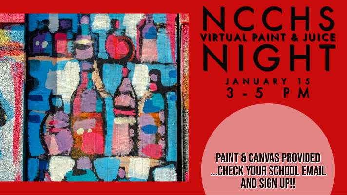 NCCHS_WARHAWKS's tweet photo. 🎨🧃Ms. Tresnowski's Art Club is hosting a Virtual Paint &amp; Juice night on Friday, January 15. Check your school email to sign up now!! https://t.co/aizDecphwz