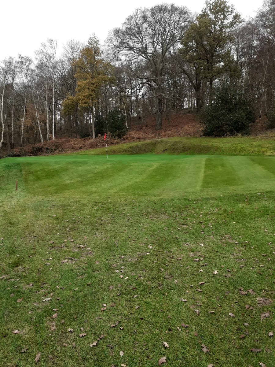 GreensRetford's tweet photo. More roping off today to protect some wet areas also on 12th and 18th. Our new Toro mower  making a great job on our approaches #Toro https://t.co/rg3zUOjWBn