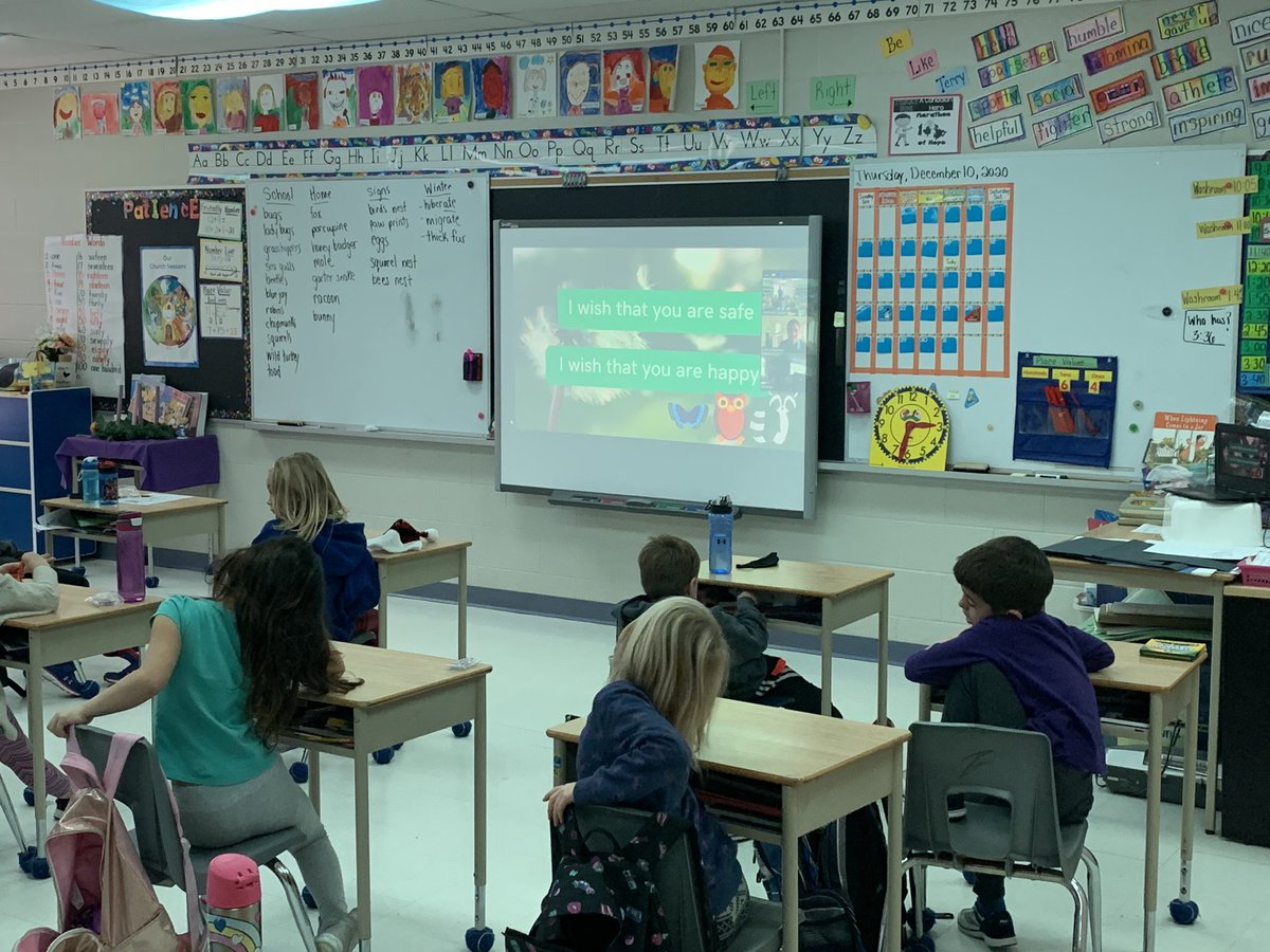 MonsignorO's tweet photo. Learning together virtually in grade 2. Online discussion between Mrs Hanleys and Ms Towns classes with Sandy Pine Wildlife Centre. 21century learning. #PVNClearns. #PVNCleads. #MODrules https://t.co/24lFaUocG4