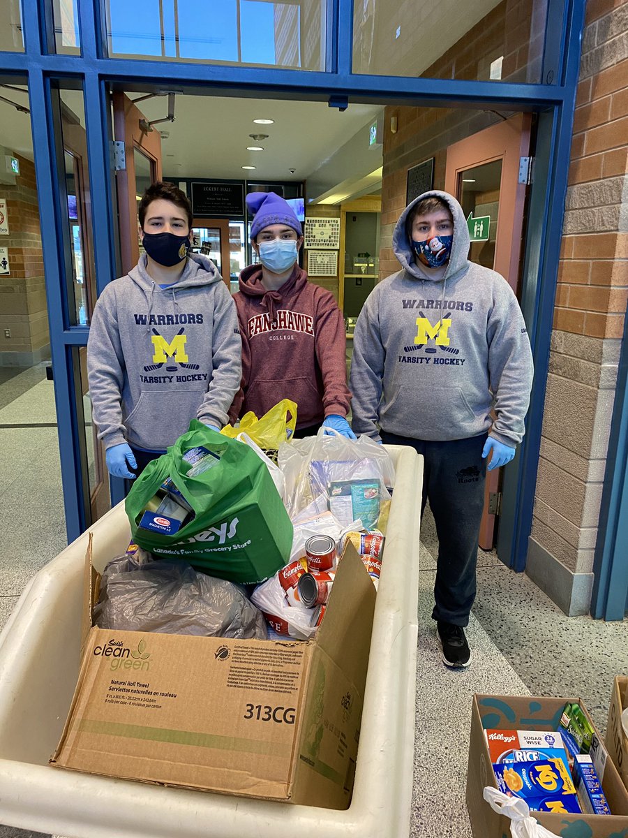 katvoneuw's tweet photo. Congratulationsย @TheresaRedman and her outdoor leadership class @StMikesCSS who organized our school wide food drive in support of the St. Vincent de Paul food bank. Starting to feel like Christmas ๐ #itsbettertogive #warriors #advent2020 https://t.co/LCEUCJX6Wu