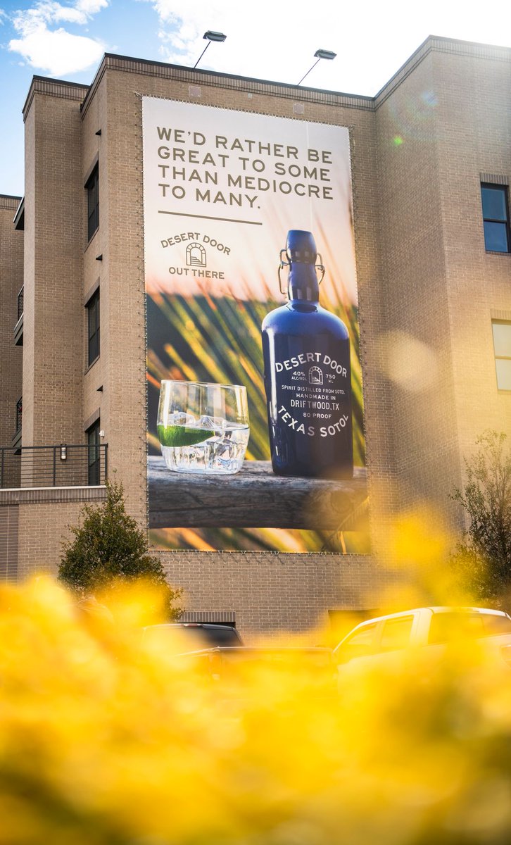 pjxmedia's tweet photo. Greatness is in the eye of the beholder and all eyes are on #DesertDoor 
It's a beautiful world out there so take some time to smell the flowers!

#OOH #PJXMedia #DesertDoorDistillery https://t.co/Br6ikiir6W