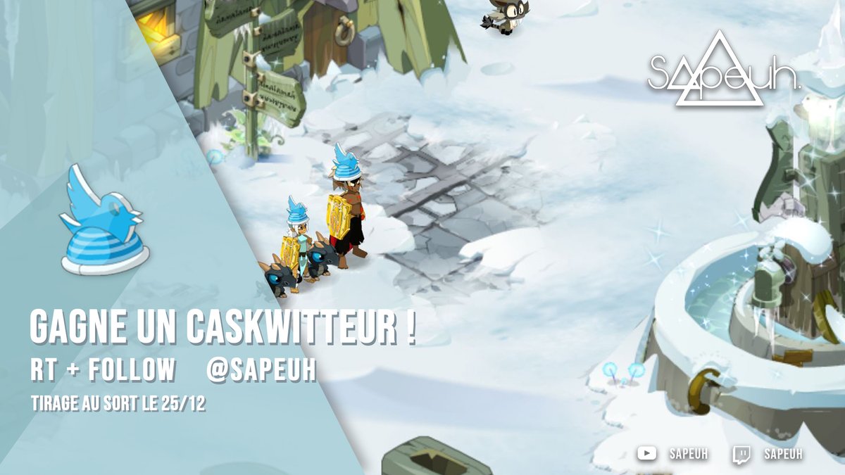 Un caskwitteur à gagner pour noël !
RT + FOLLOW <a href="/SAPEUH/">SLY Sapeuh</a> pour tenter ta chance